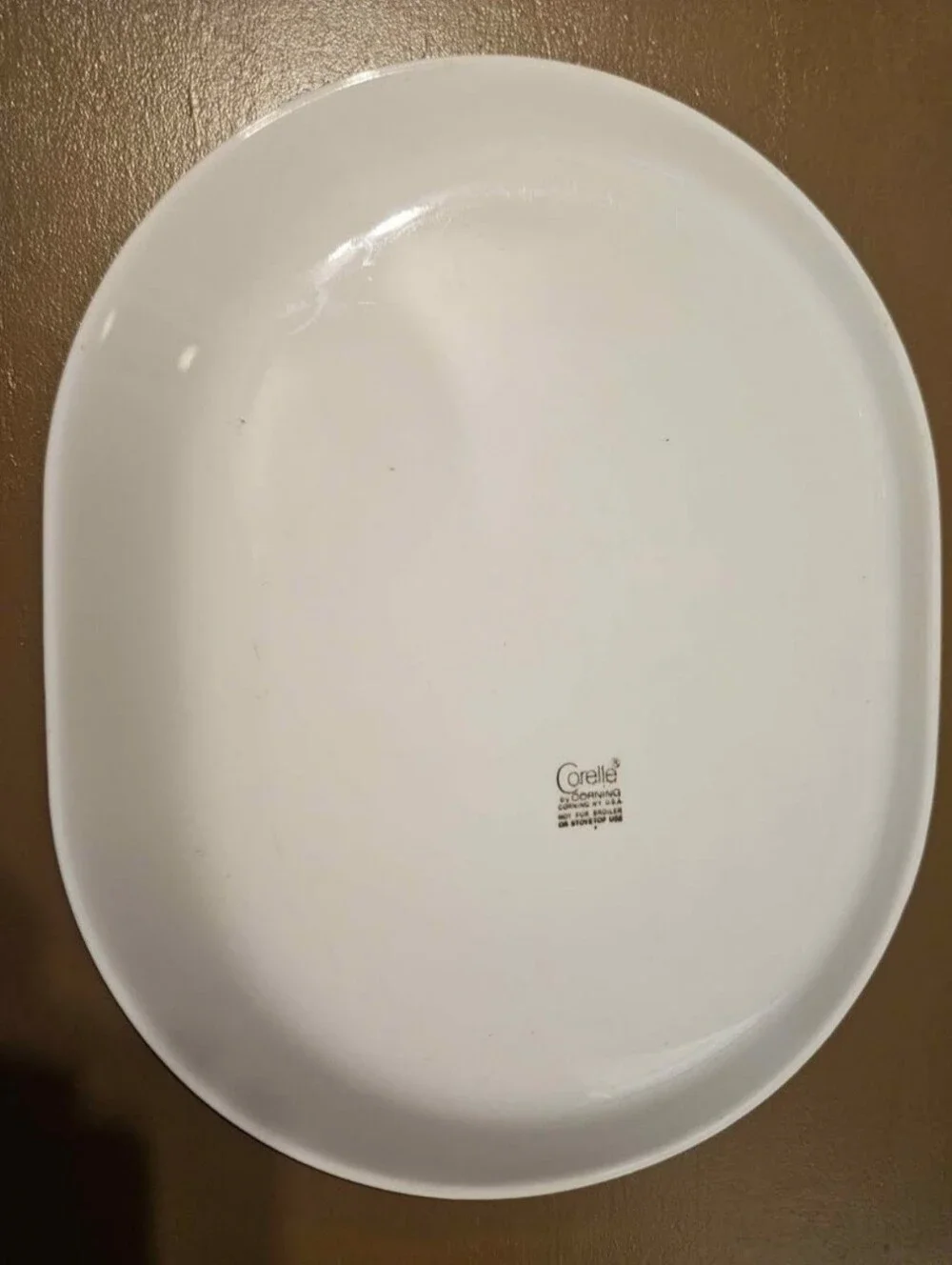 Oval Platter Corning Corelle blue lily Platter